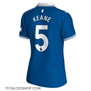 Everton Michael Keane #5 Prima Maglia Femmina 2023-24 Manica Corta